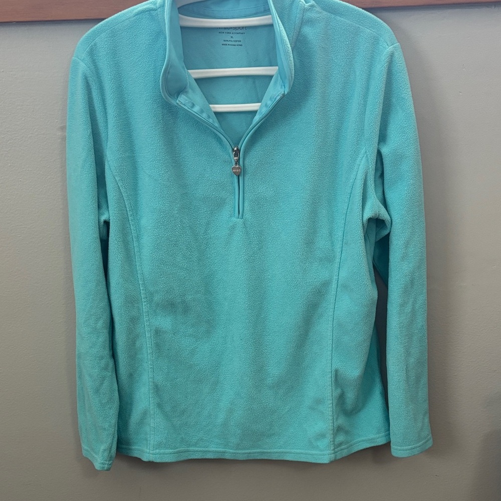 New York & Company Aqua Turtleneck Sweater